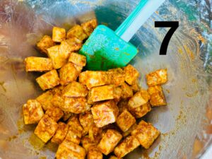tofu e salsa di soia