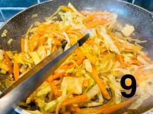 In padella: verdure e tofu