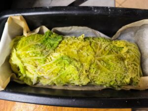 Sistemare nella teglia e infornare